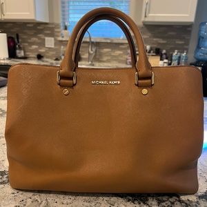 Michael Kors Tan Satchel